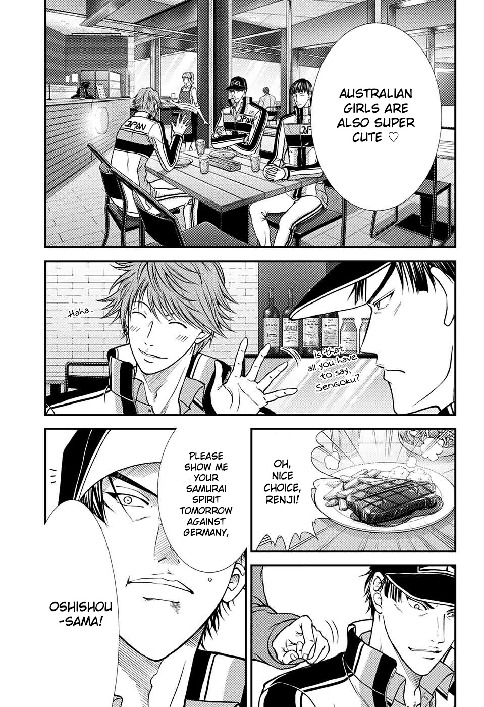 New Prince of Tennis Chapter 268 page 1 - Chapter 268: Switzerland vs. America ①