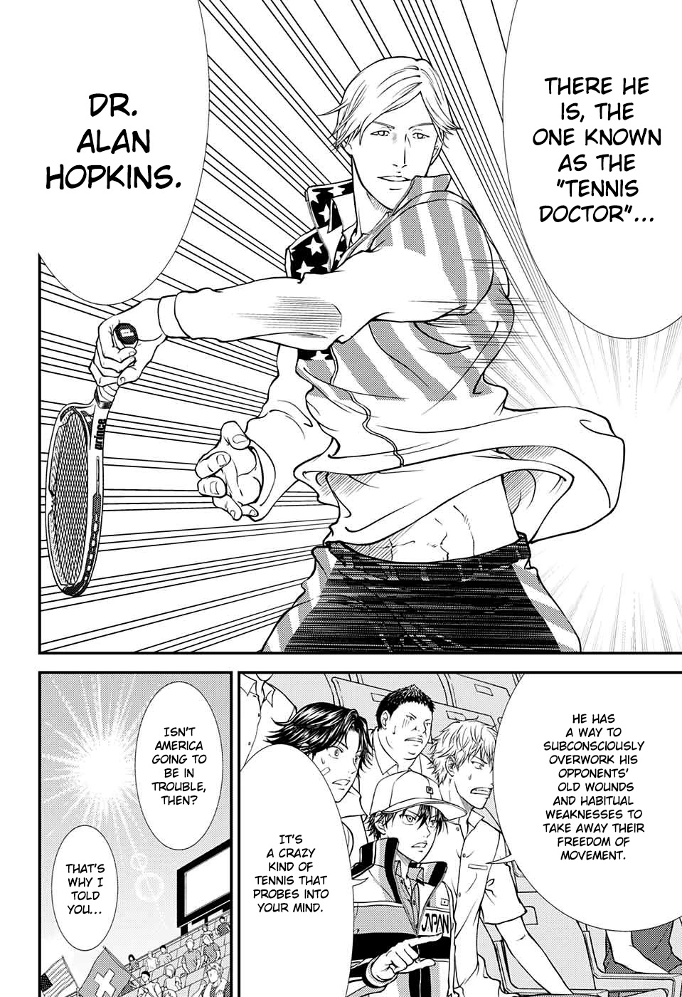 New Prince of Tennis Chapter 268 page 12 - Chapter 268: Switzerland vs. America ①