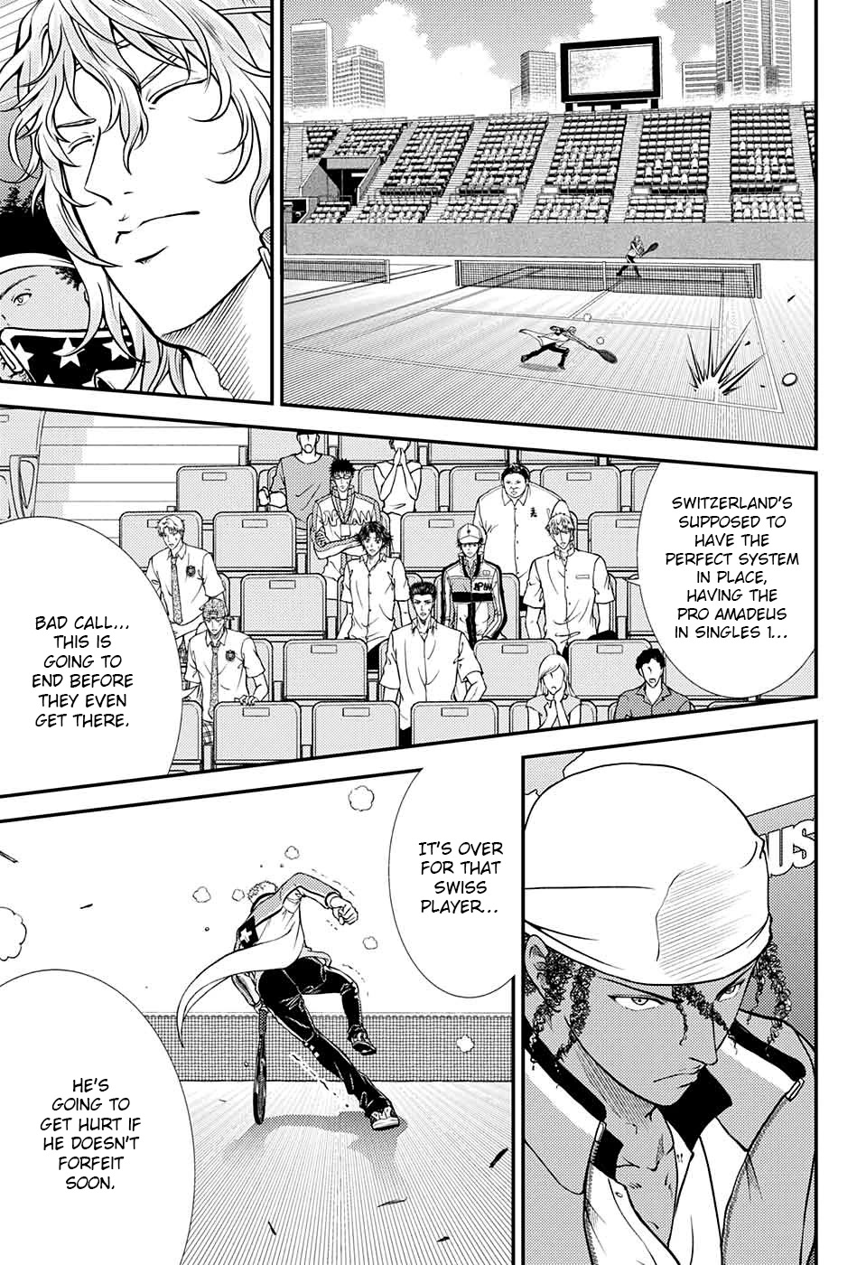 New Prince of Tennis Chapter 268 page 13 - Chapter 268: Switzerland vs. America ①