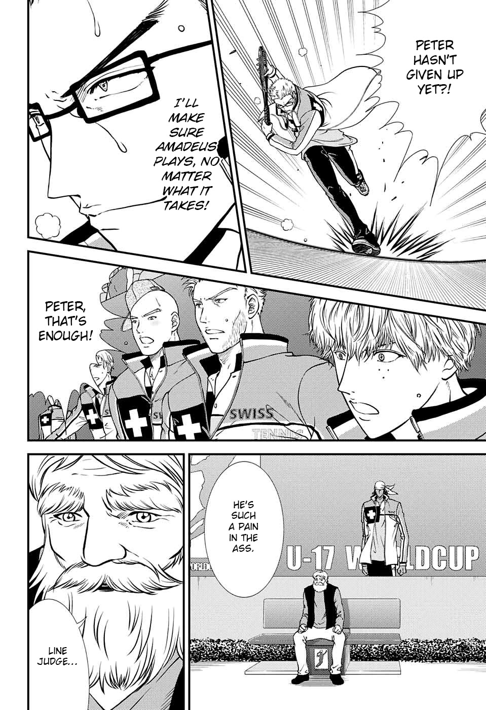 New Prince of Tennis Chapter 268 page 14 - Chapter 268: Switzerland vs. America ①