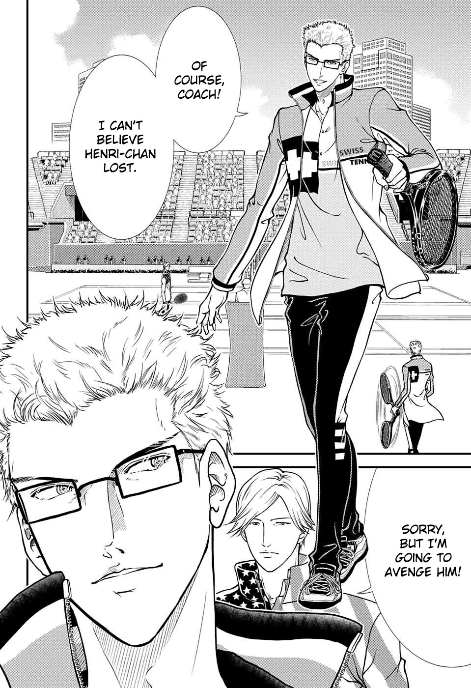 New Prince of Tennis Chapter 268 page 8 - Chapter 268: Switzerland vs. America ①