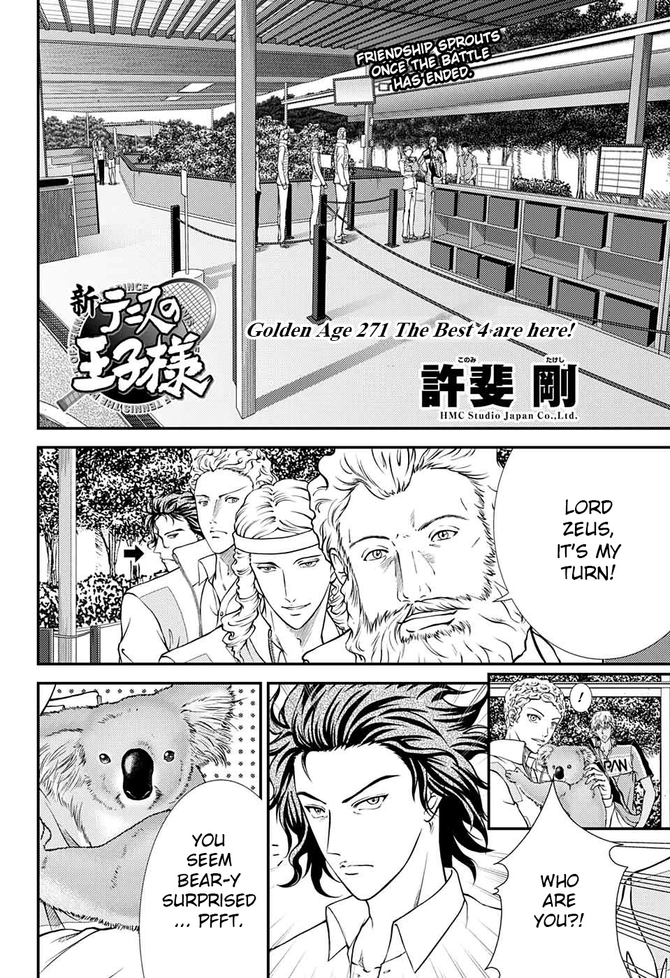 New Prince of Tennis Chapter 271 page 2 - Chapter 271: The Best 4 are here!