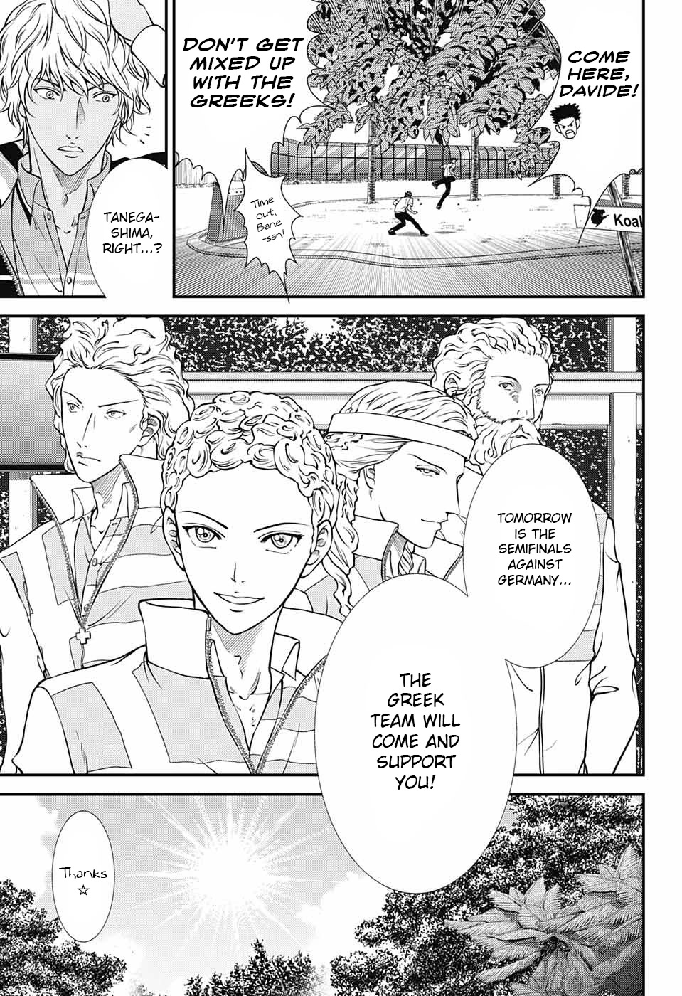New Prince of Tennis Chapter 271 page 3 - Chapter 271: The Best 4 are here!