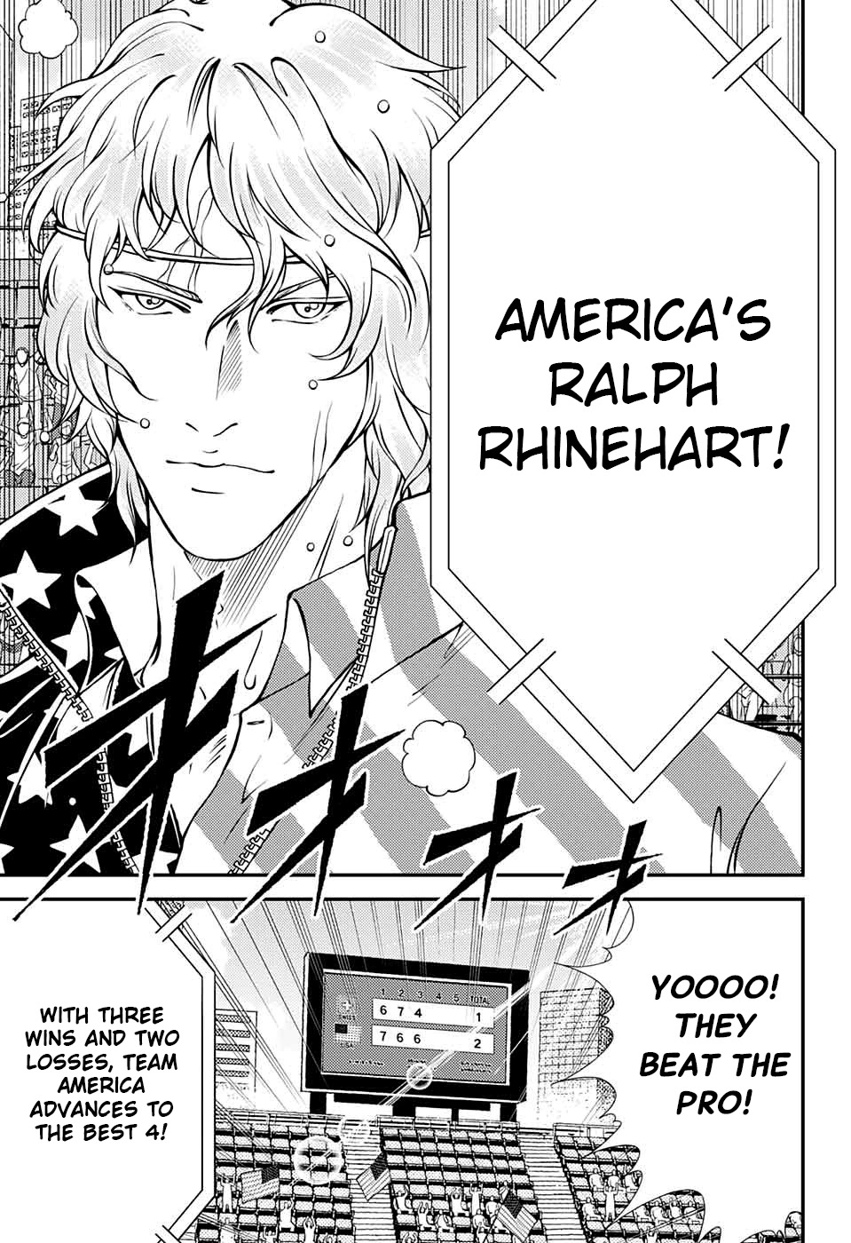 New Prince of Tennis Chapter 271 page 5 - Chapter 271: The Best 4 are here!