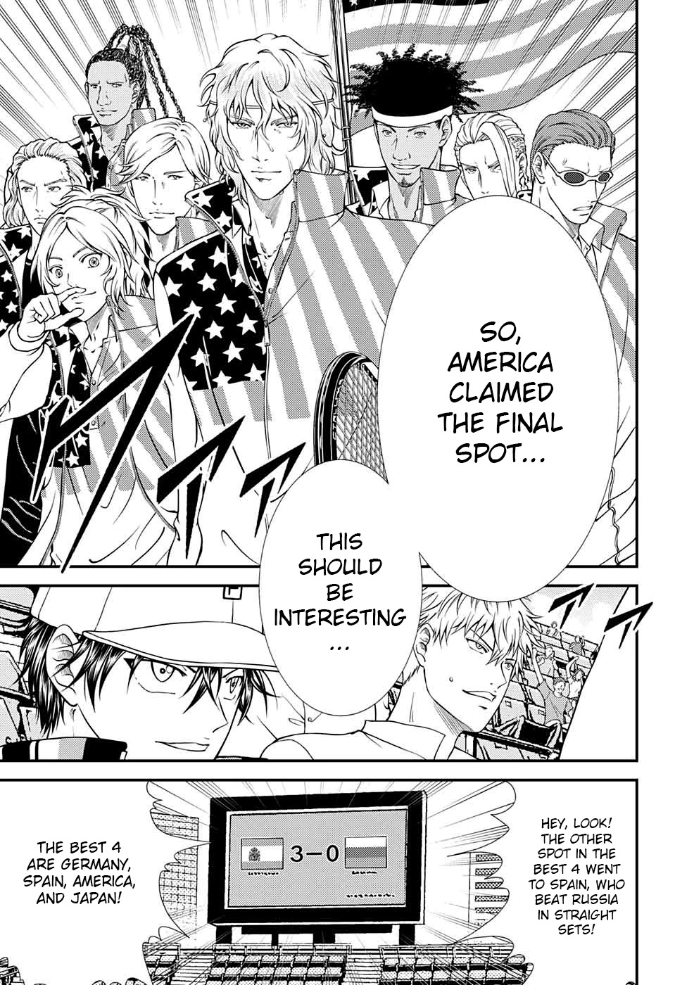 New Prince of Tennis Chapter 271 page 7 - Chapter 271: The Best 4 are here!