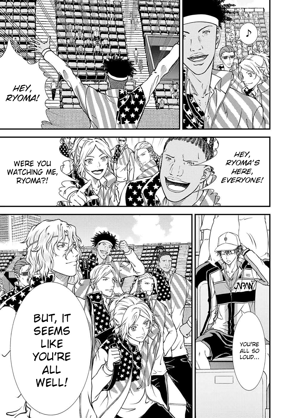 New Prince of Tennis Chapter 271 page 9 - Chapter 271: The Best 4 are here!