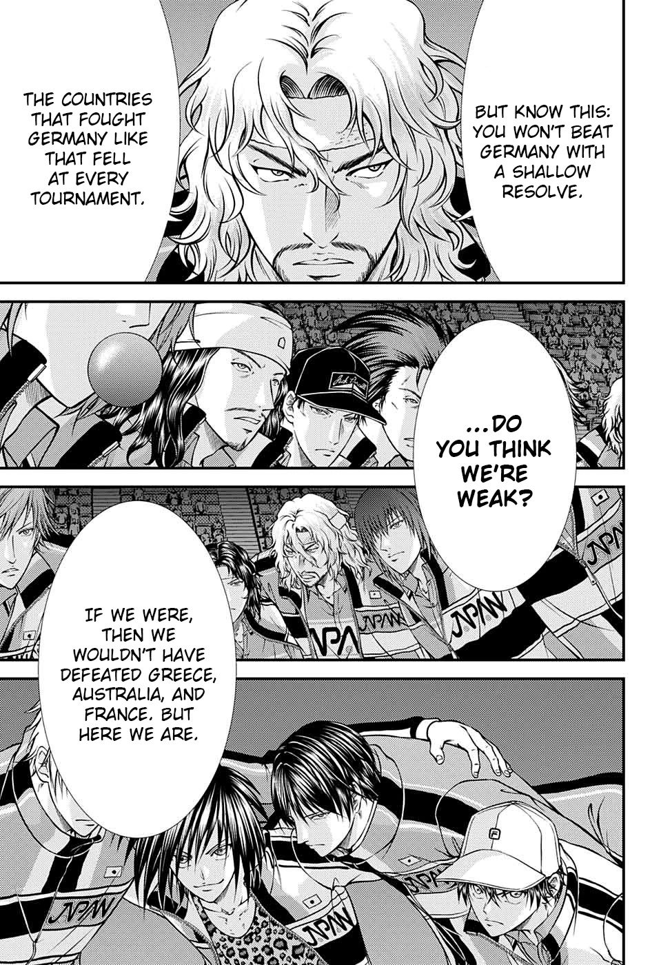 New Prince of Tennis Chapter 273 page 3 - Chapter 273: Huddle up