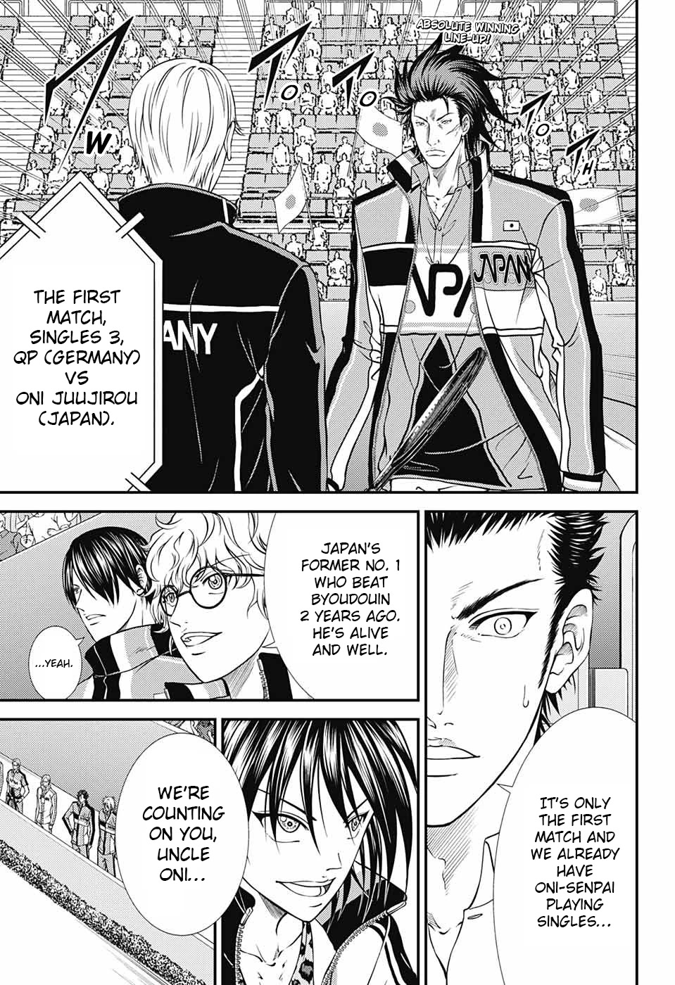 New Prince of Tennis Chapter 274 page 1 - Chapter 274: High Precision Machine