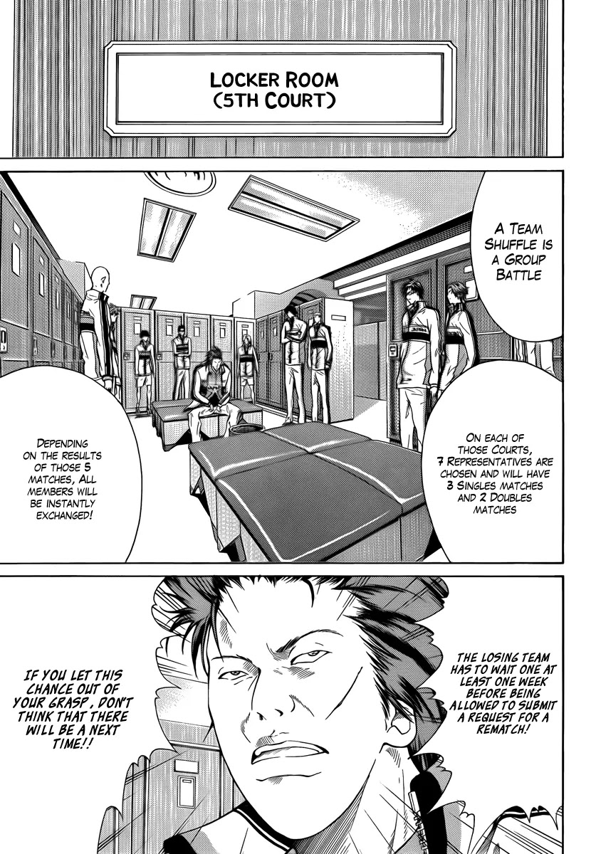New Prince of Tennis Chapter 28 page 3 - Chapter 28 : The Mysterious Relationship Between Oni and the middle