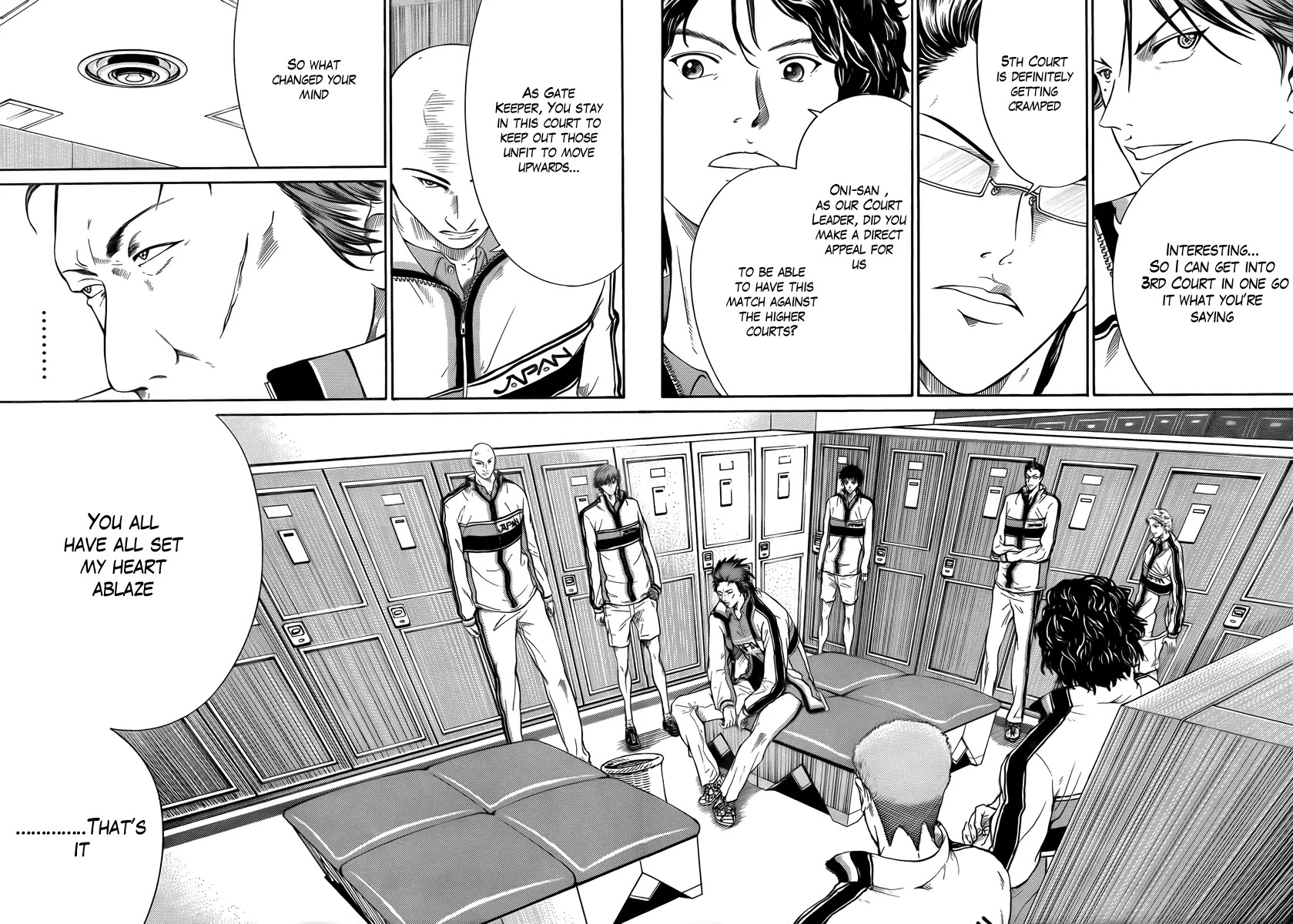 New Prince of Tennis Chapter 28 page 4 - Chapter 28 : The Mysterious Relationship Between Oni and the middle