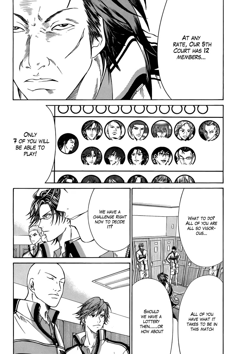 New Prince of Tennis Chapter 28 page 5 - Chapter 28 : The Mysterious Relationship Between Oni and the middle