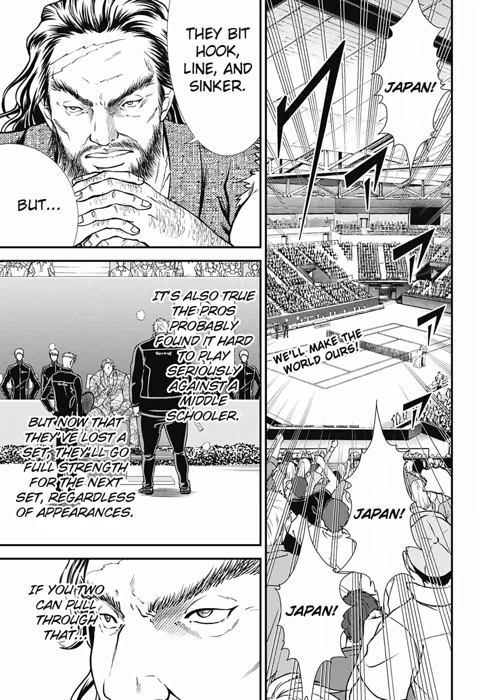 New Prince of Tennis Chapter 289 page 1 - Chapter 289: The professional dimension