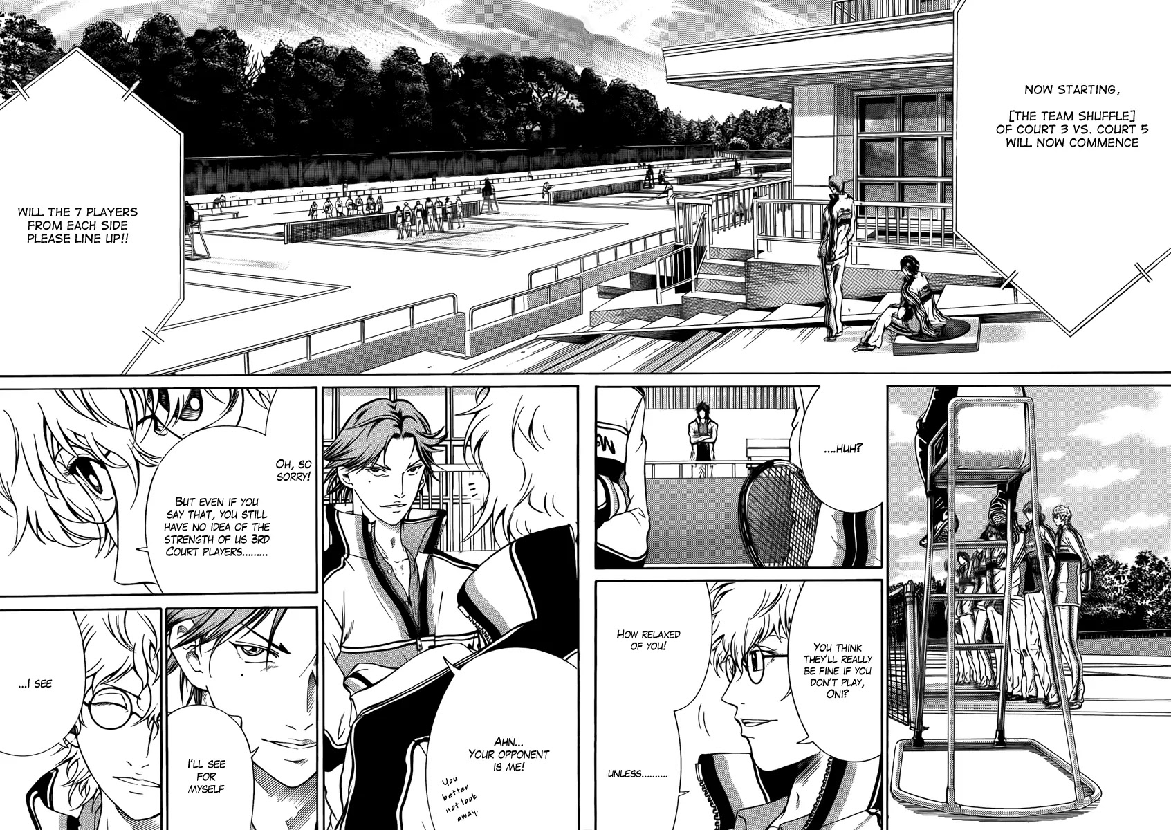 New Prince of Tennis Chapter 29 page 4 - Chapter 29 : Team Shuffle
