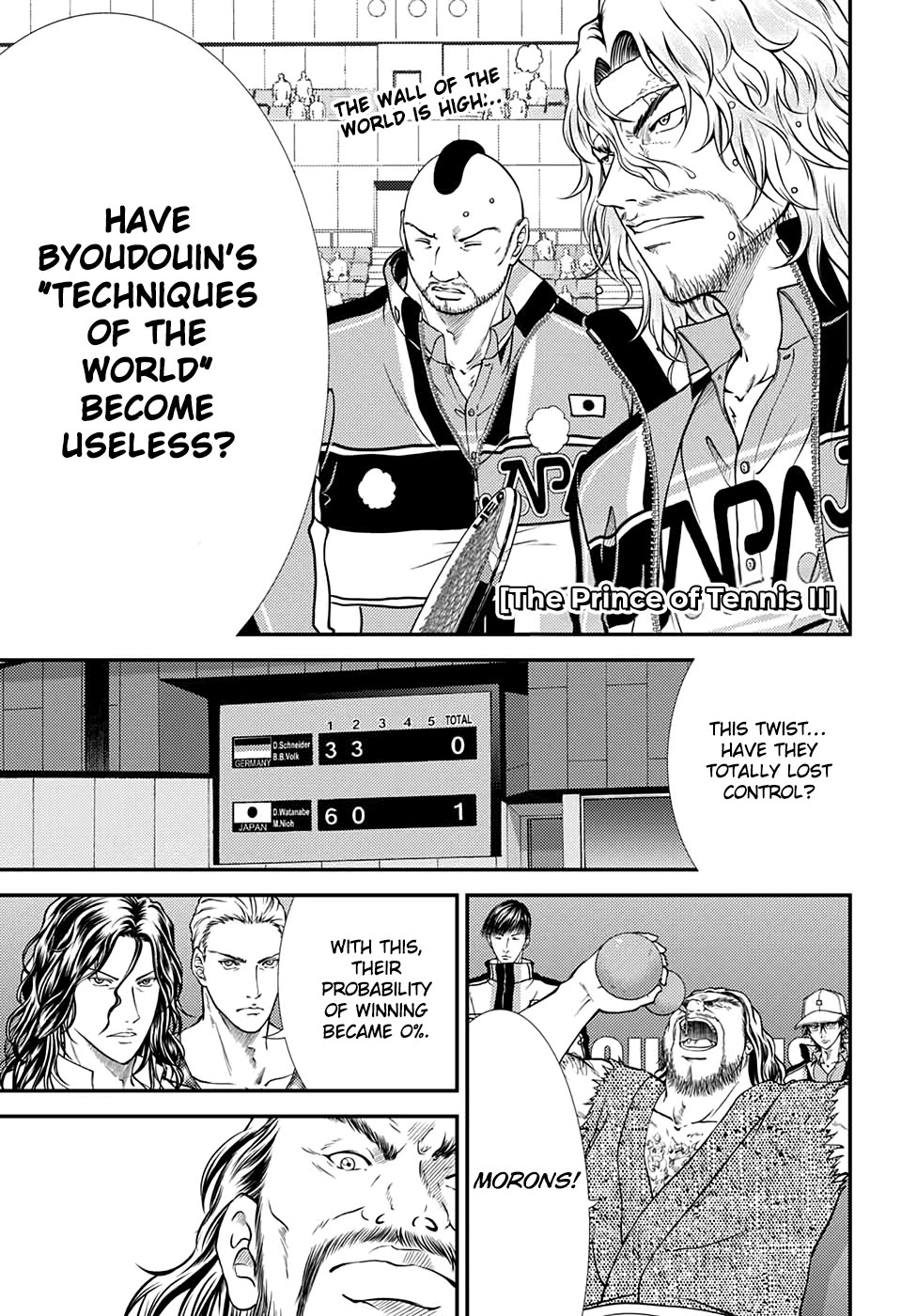 New Prince of Tennis Chapter 291 page 1 - Chapter 291: The fight with 0% probability of winning
