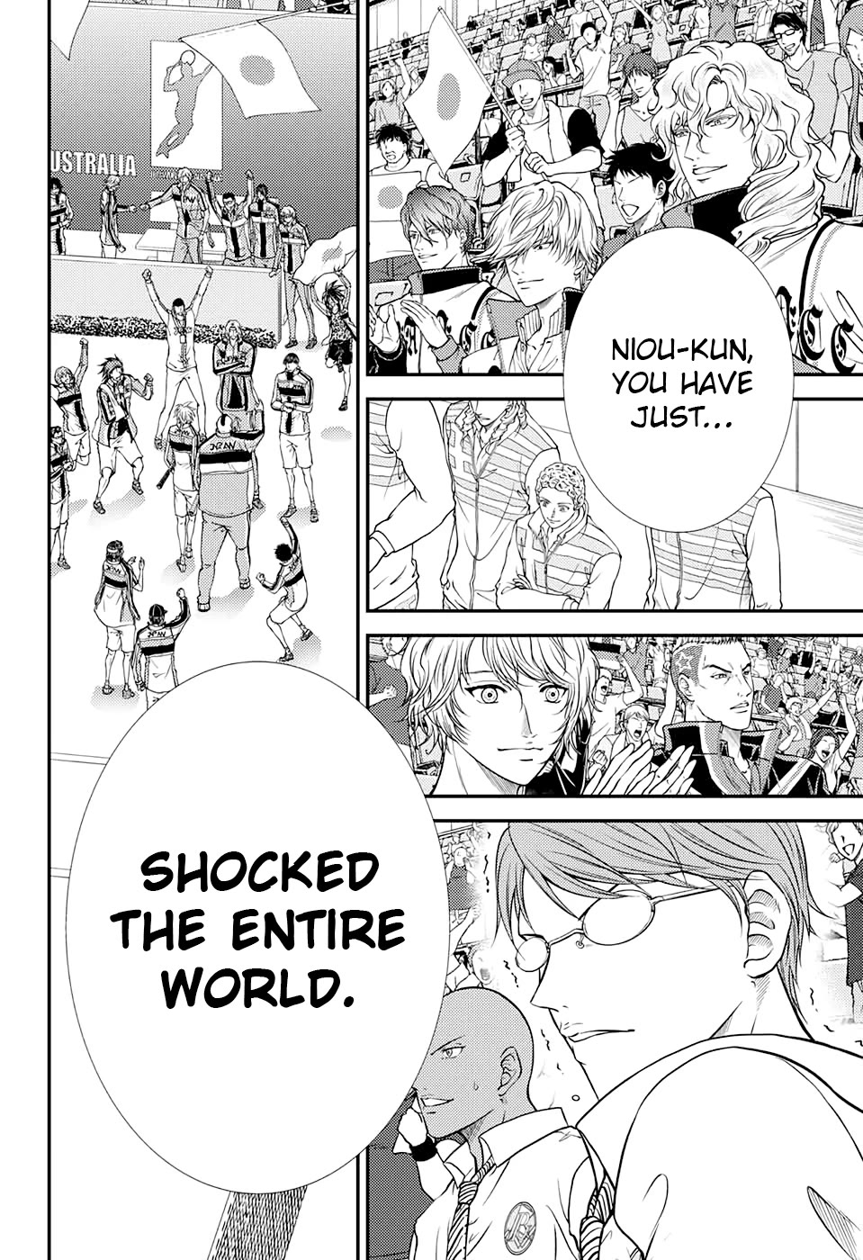 New Prince of Tennis Chapter 295 page 10 - Chapter 295: Straddling the black white horse, he went backwards to the front