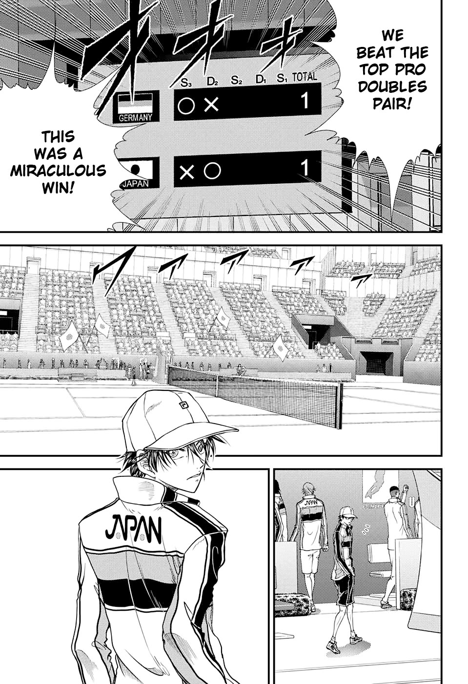 New Prince of Tennis Chapter 295 page 11 - Chapter 295: Straddling the black white horse, he went backwards to the front