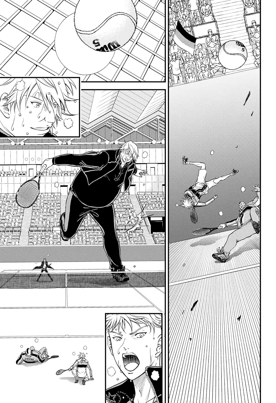 New Prince of Tennis Chapter 295 page 6 - Chapter 295: Straddling the black white horse, he went backwards to the front