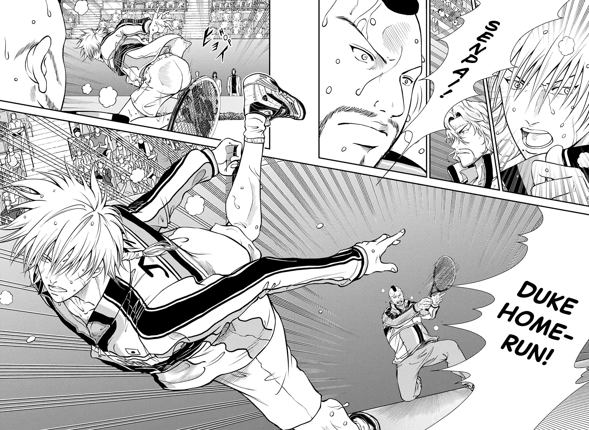 New Prince of Tennis Chapter 295 page 7 - Chapter 295: Straddling the black white horse, he went backwards to the front