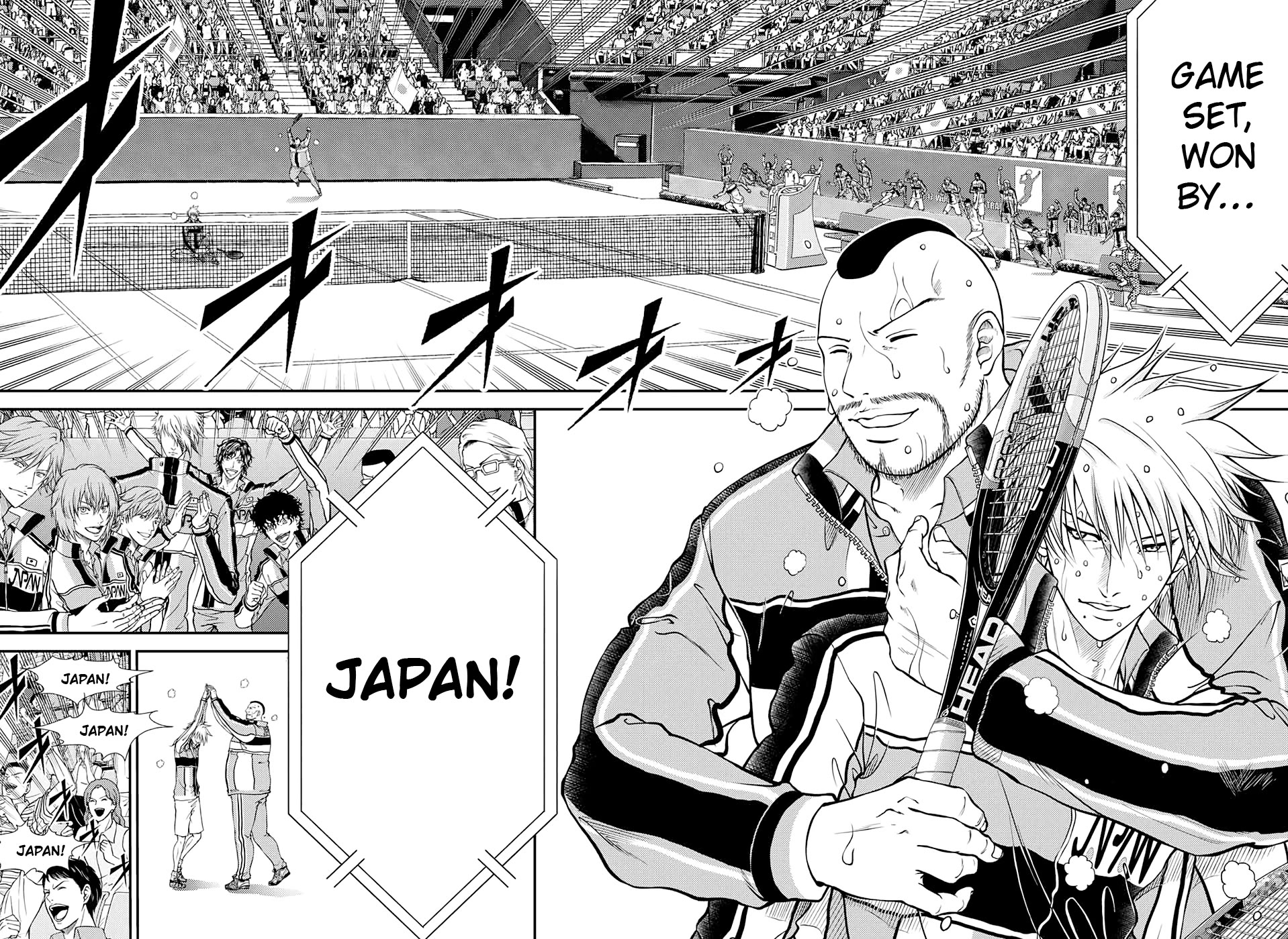 New Prince of Tennis Chapter 295 page 9 - Chapter 295: Straddling the black white horse, he went backwards to the front