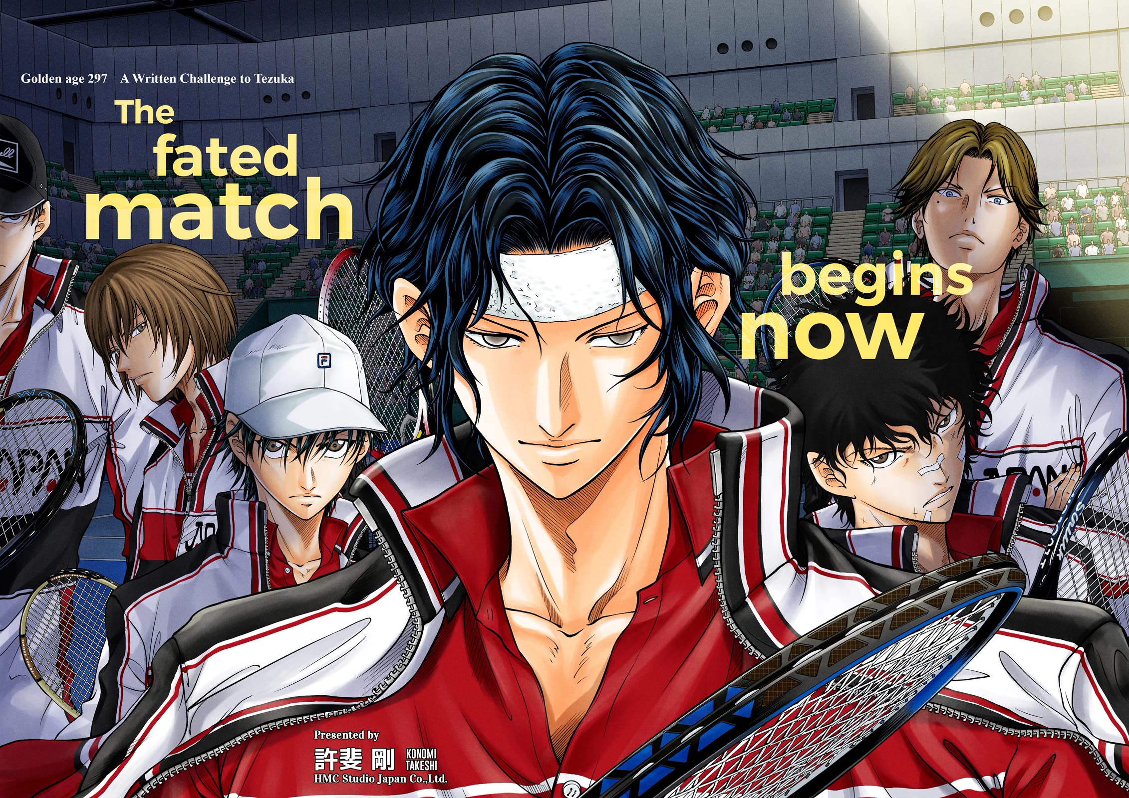 New Prince of Tennis Chapter 297 page 1 - Chapter 297: A Written Challenge to Tezuka