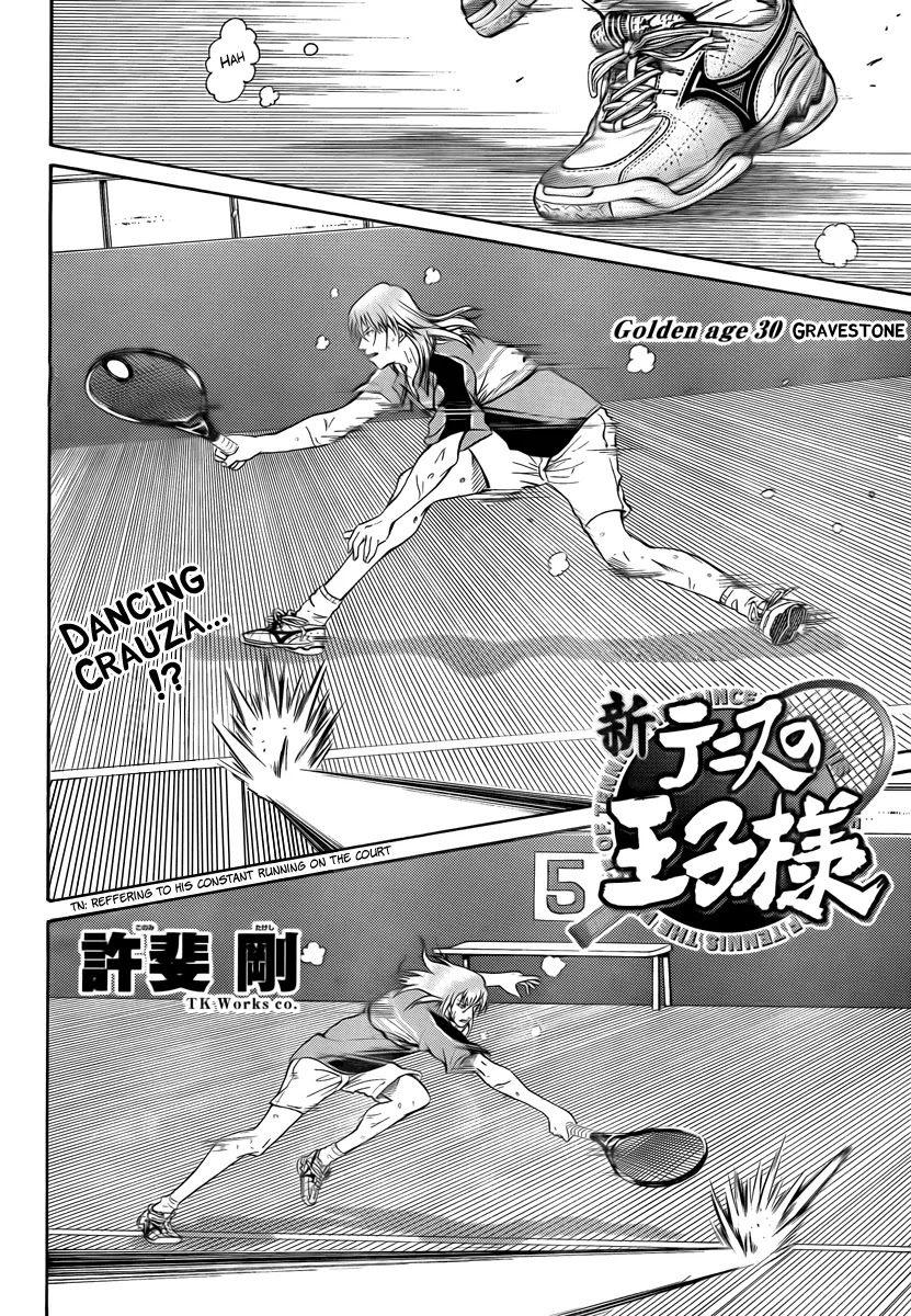 New Prince of Tennis Chapter 30 page 1 - Chapter 30 : GraveStone