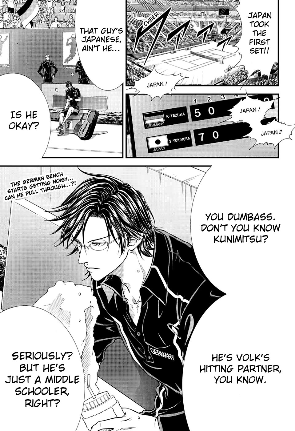 New Prince of Tennis Chapter 304 page 1 - Chapter 304: Proud Soldiers