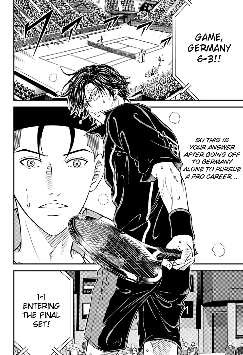 New Prince of Tennis Chapter 307 page 3 - Chapter 307: The Stairway to Becoming a Pro