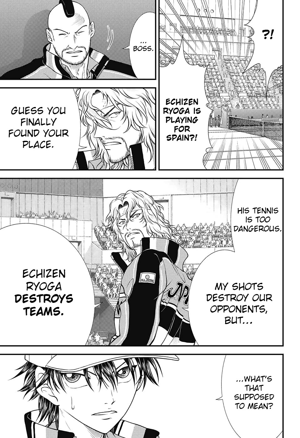 New Prince of Tennis Chapter 316 page 7 - Chapter 316: The team destroying boy