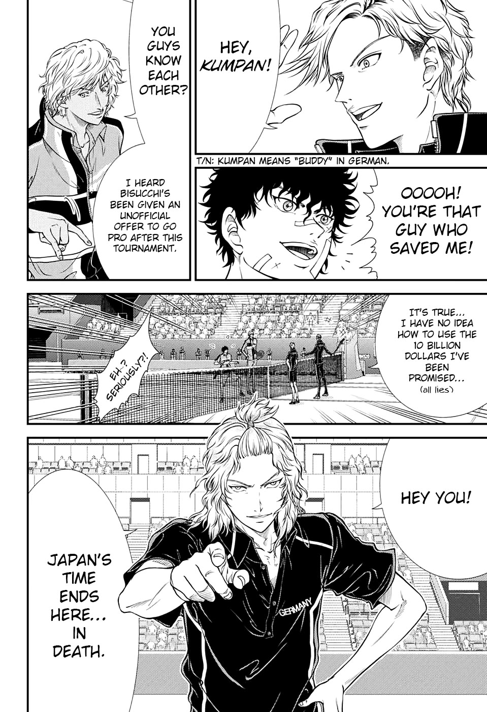 New Prince of Tennis Chapter 319 page 7 - Chapter 319: Shut your mouth!