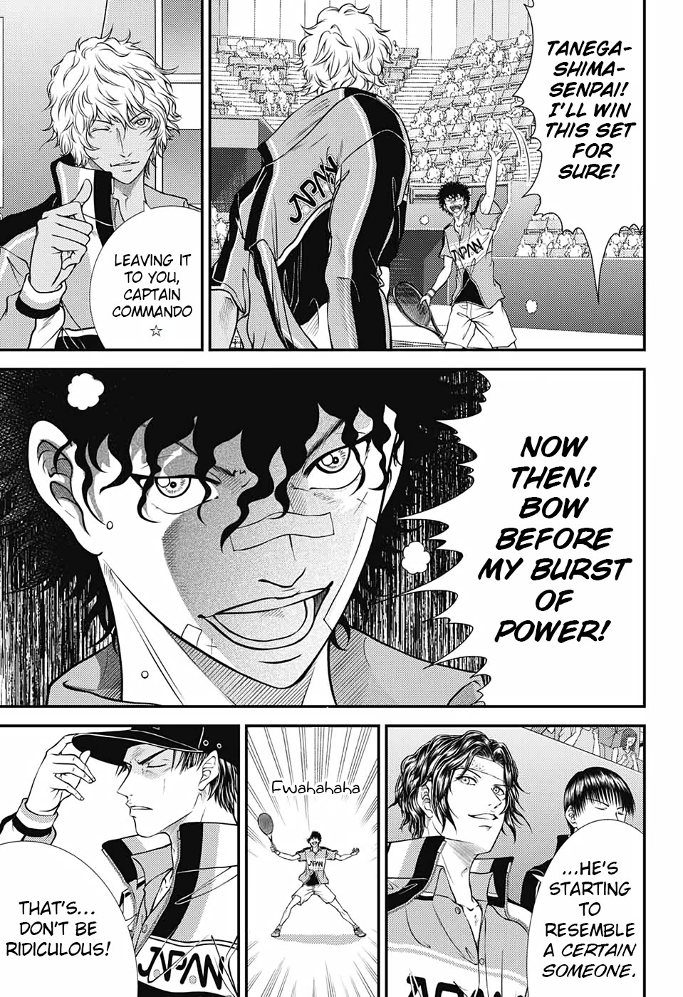 New Prince of Tennis Chapter 322 page 10 - Chapter 322: The 10-second rule