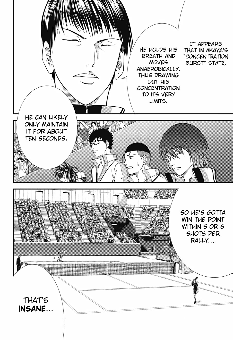 New Prince of Tennis Chapter 322 page 2 - Chapter 322: The 10-second rule