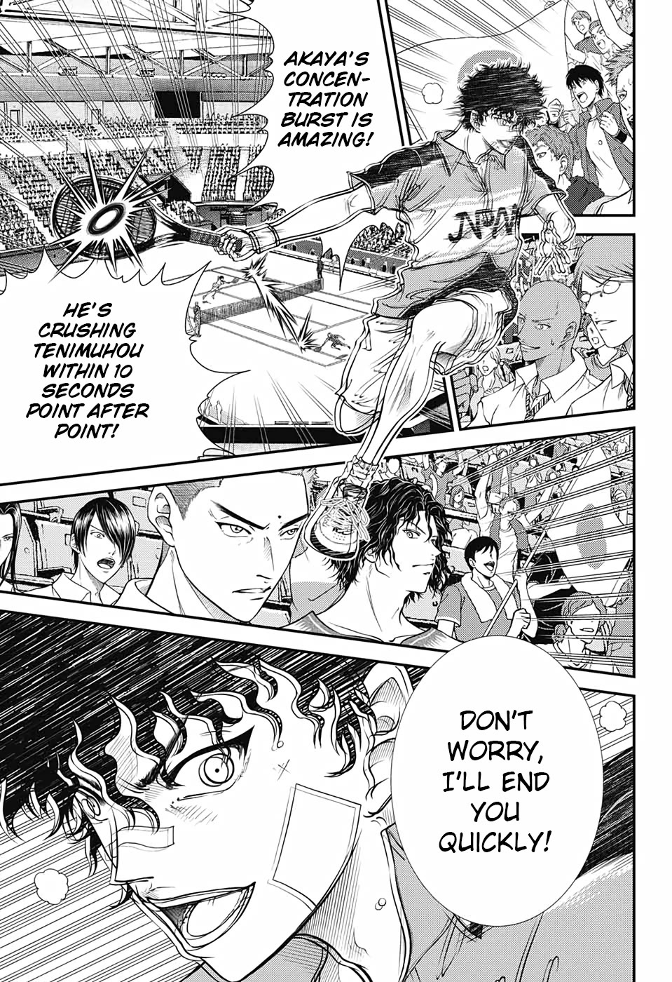 New Prince of Tennis Chapter 322 page 8 - Chapter 322: The 10-second rule
