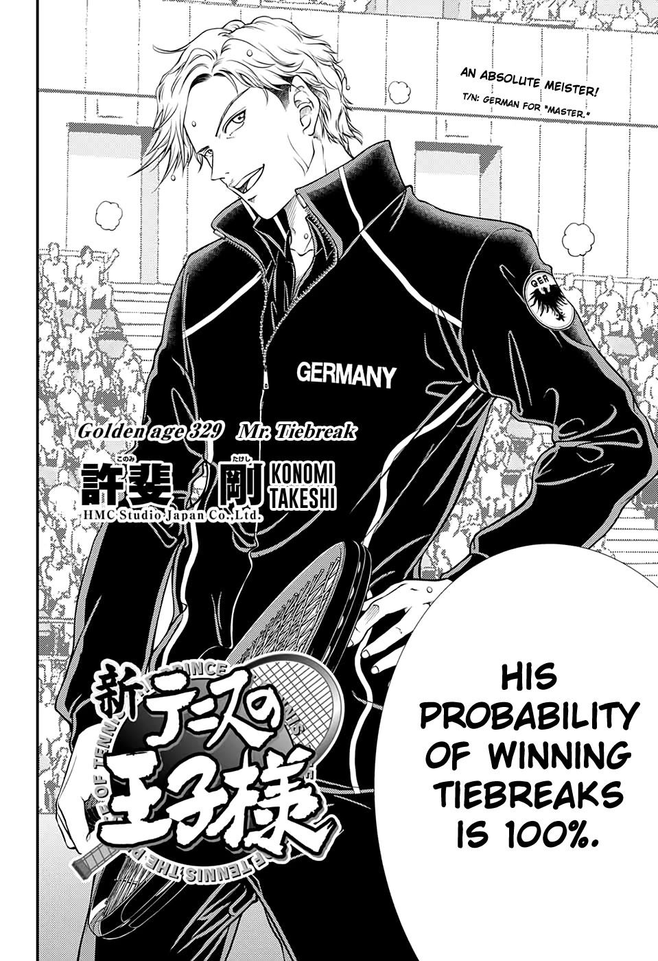 New Prince of Tennis Chapter 329 page 2 - Chapter 329: Mr. Tiebreak