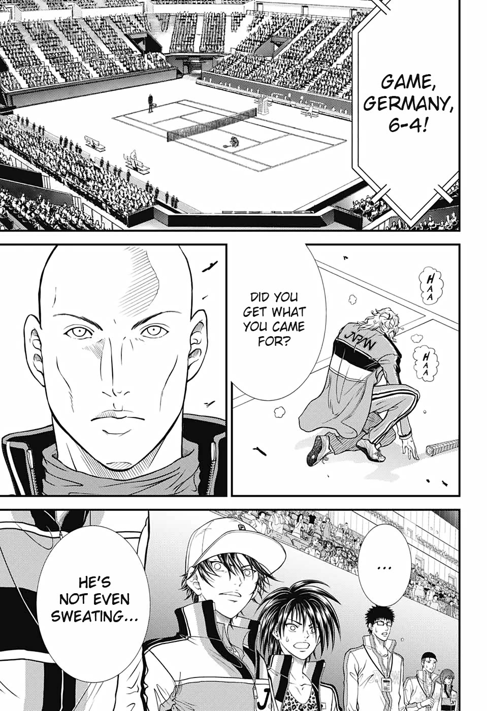 New Prince of Tennis Chapter 342 page 11 - Chapter 342: Time Loop ~ Wirbel Taufe