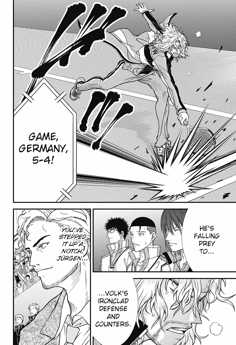 New Prince of Tennis Chapter 342 page 4 - Chapter 342: Time Loop ~ Wirbel Taufe