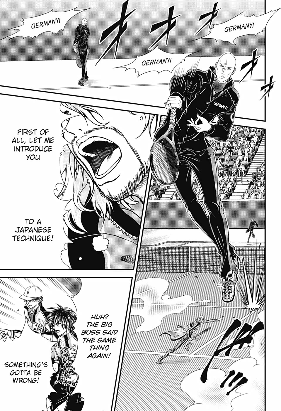 New Prince of Tennis Chapter 342 page 5 - Chapter 342: Time Loop ~ Wirbel Taufe