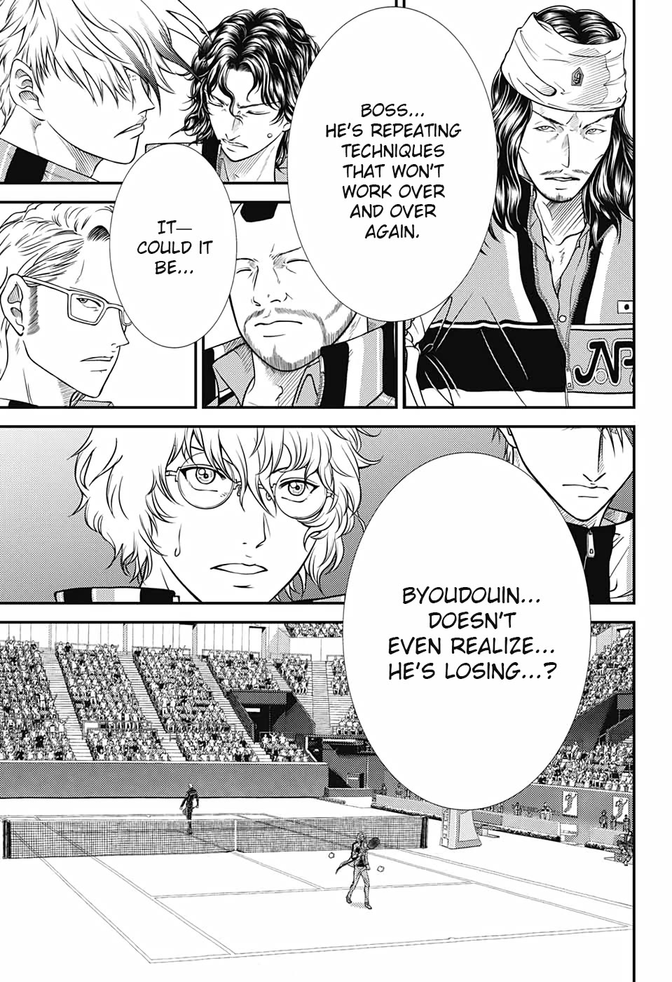 New Prince of Tennis Chapter 342 page 7 - Chapter 342: Time Loop ~ Wirbel Taufe