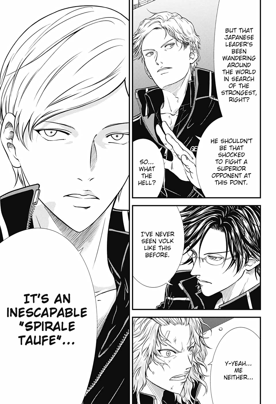 New Prince of Tennis Chapter 342 page 9 - Chapter 342: Time Loop ~ Wirbel Taufe