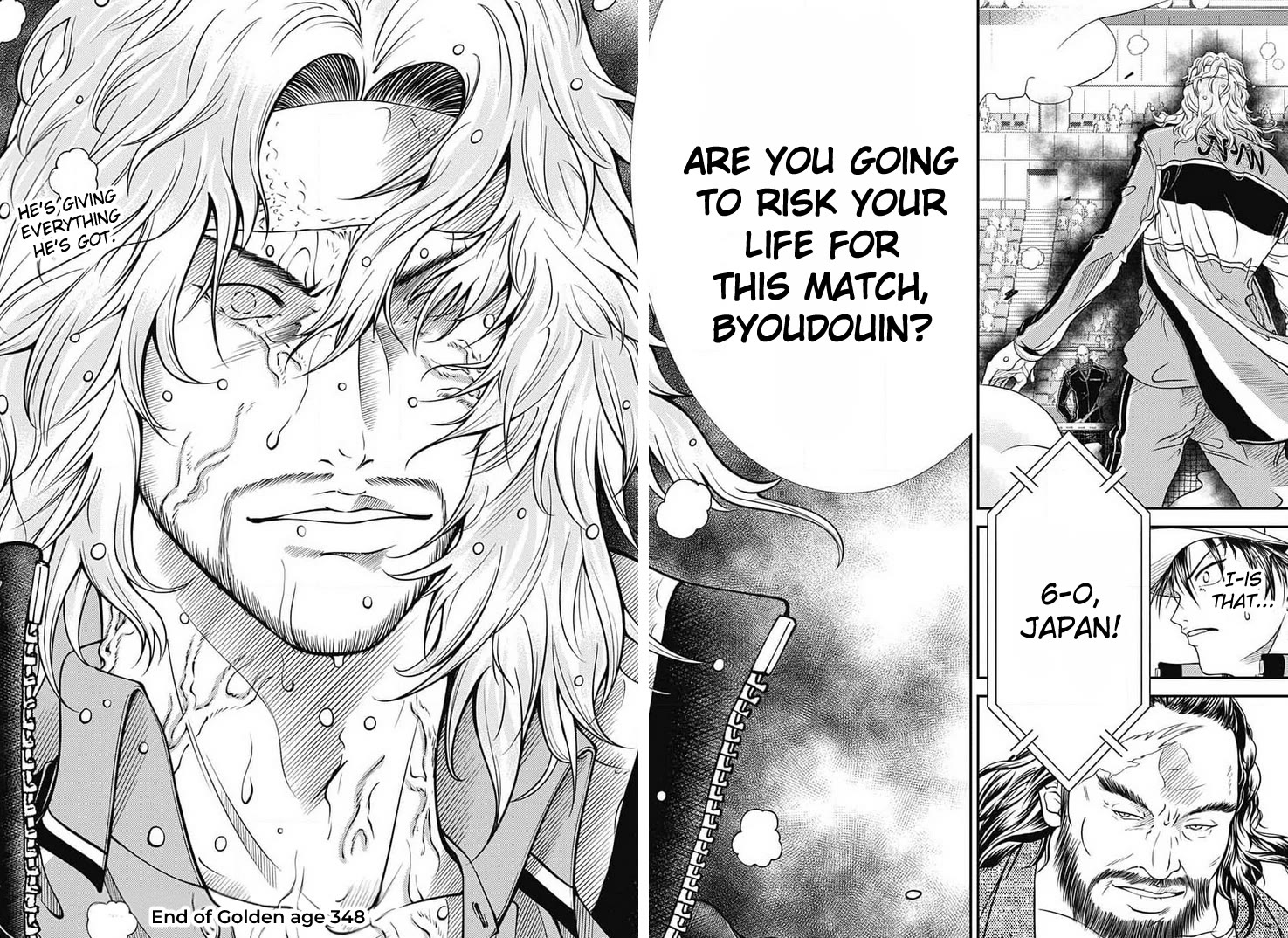 New Prince of Tennis Chapter 348 page 13 - Chapter 348: When the flame of life burns out
