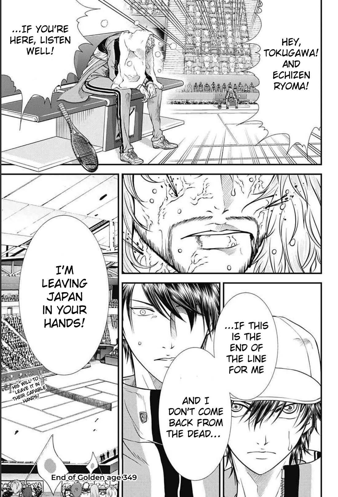 New Prince of Tennis Chapter 349 page 13 - Chapter 349: Perish... And Rise Again...