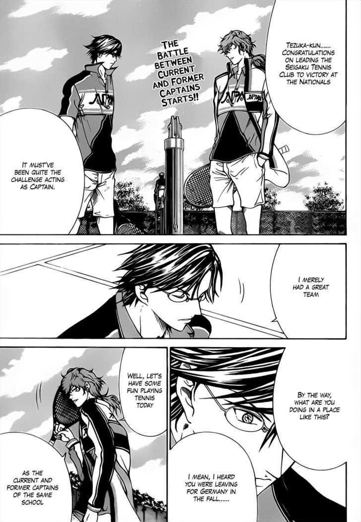 New Prince of Tennis Chapter 35 page 1 - Chapter 35 : Decisive Battle Between the Seigaku Captains!