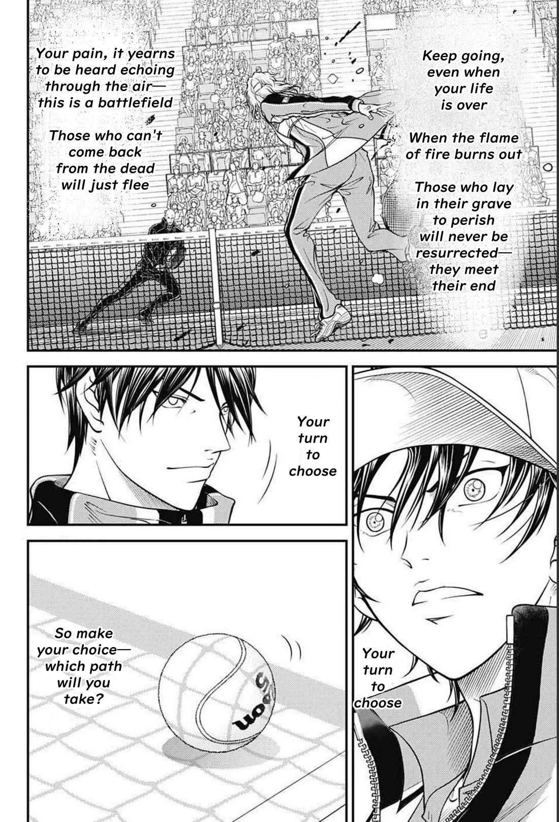 New Prince of Tennis Chapter 350 page 10 - Chapter 350: No pro can do this