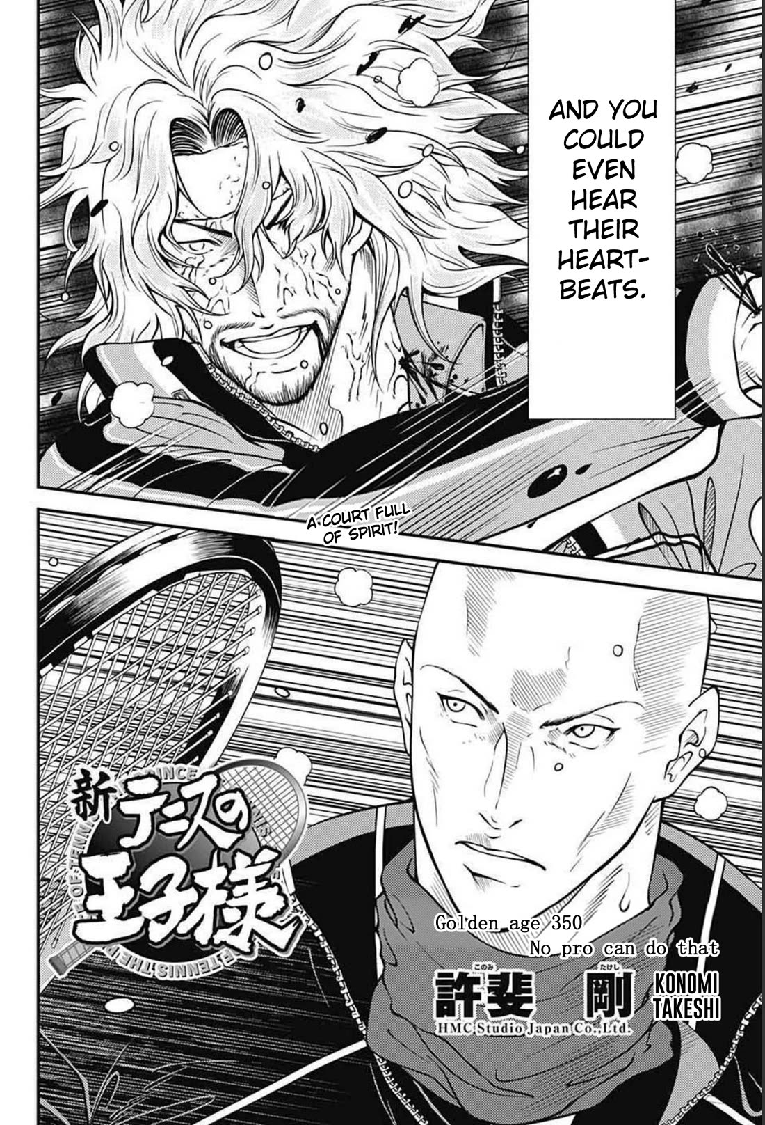 New Prince of Tennis Chapter 350 page 2 - Chapter 350: No pro can do this
