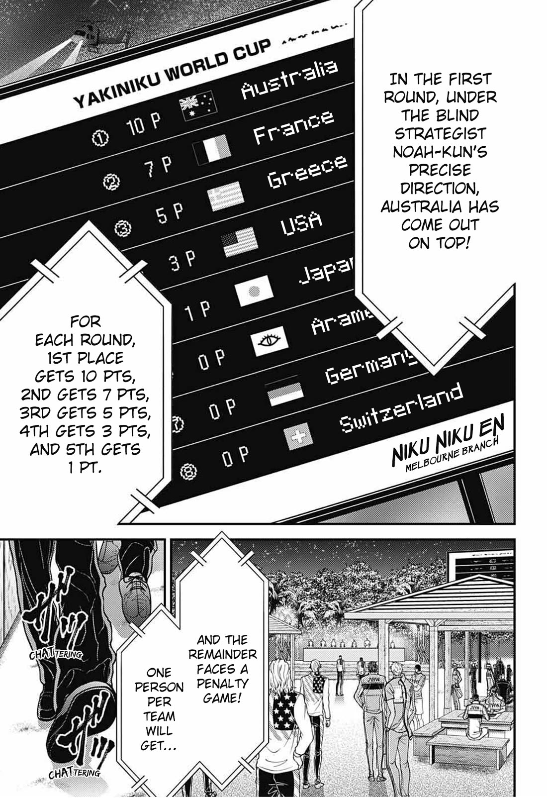 New Prince of Tennis Chapter 353 page 13 - Chapter 353: The Prince of Yakiniku II ~ World Domination