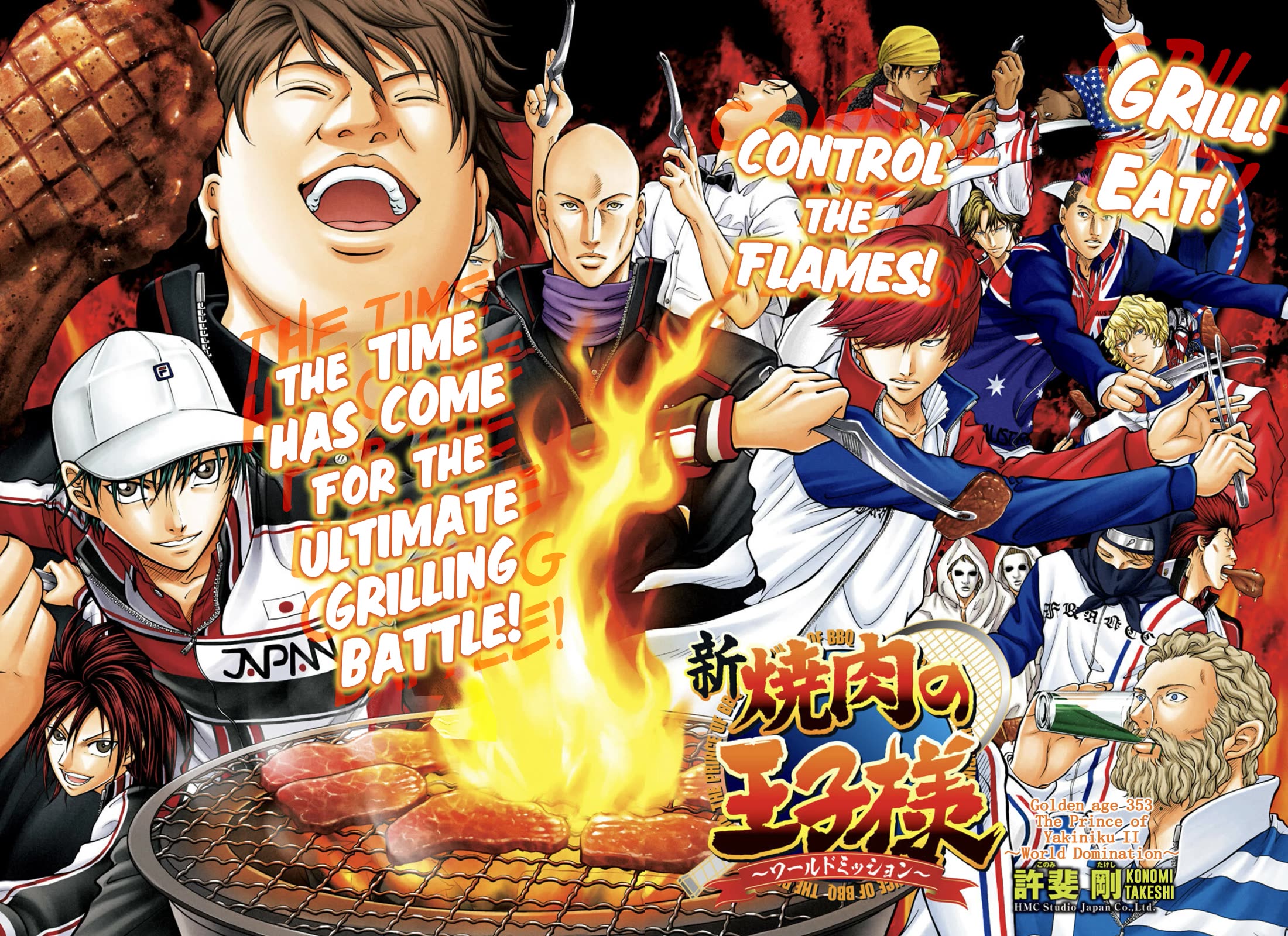 New Prince of Tennis Chapter 353 page 2 - Chapter 353: The Prince of Yakiniku II ~ World Domination