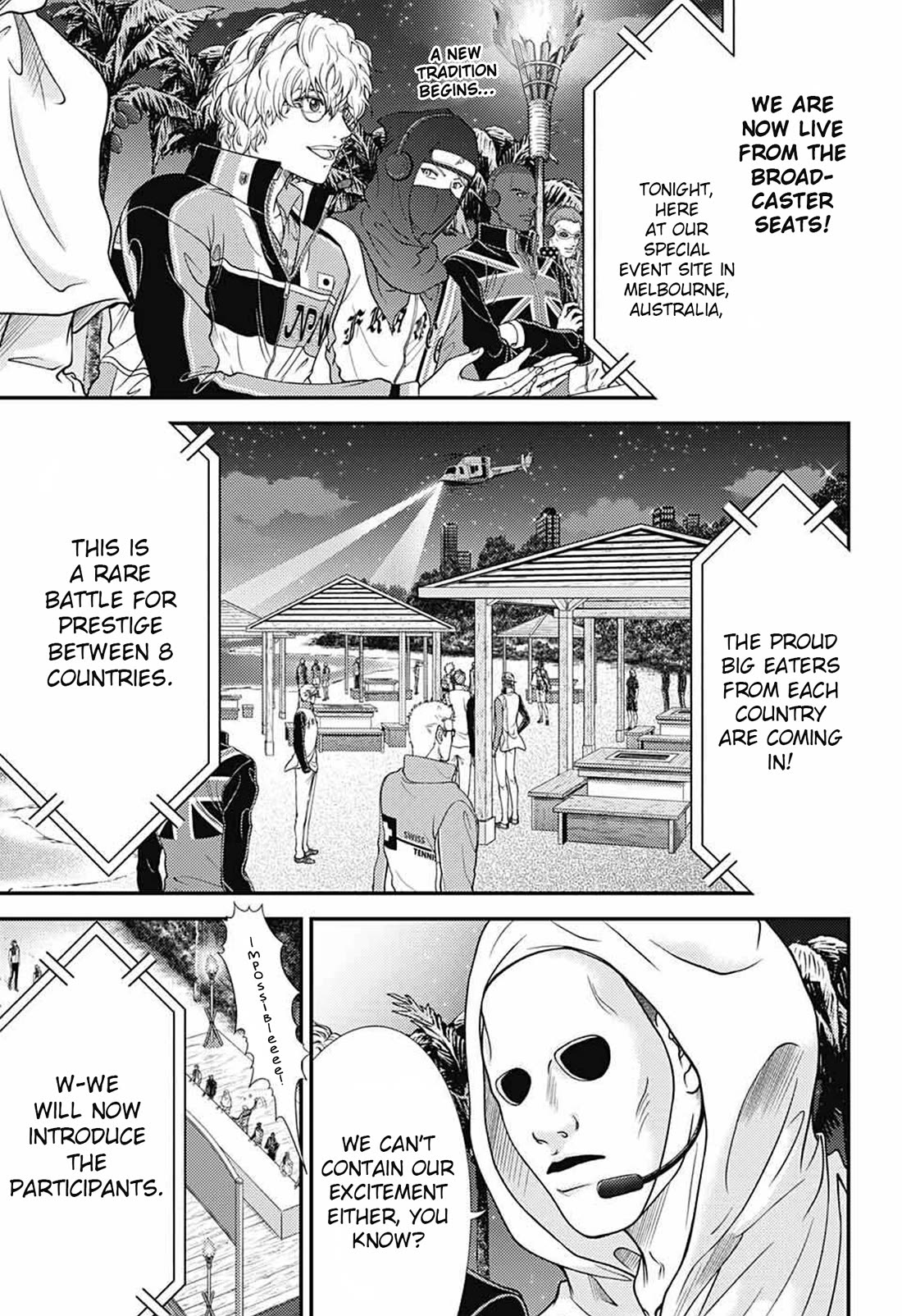New Prince of Tennis Chapter 353 page 3 - Chapter 353: The Prince of Yakiniku II ~ World Domination