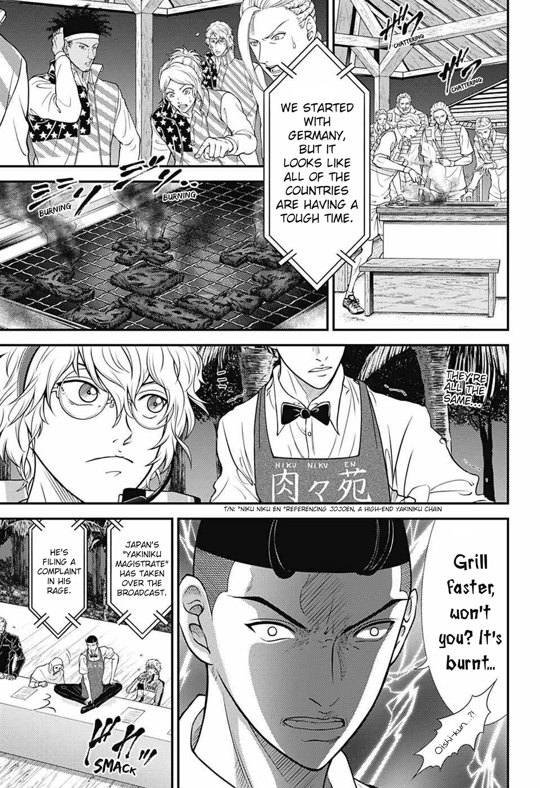 New Prince of Tennis Chapter 353 page 9 - Chapter 353: The Prince of Yakiniku II ~ World Domination