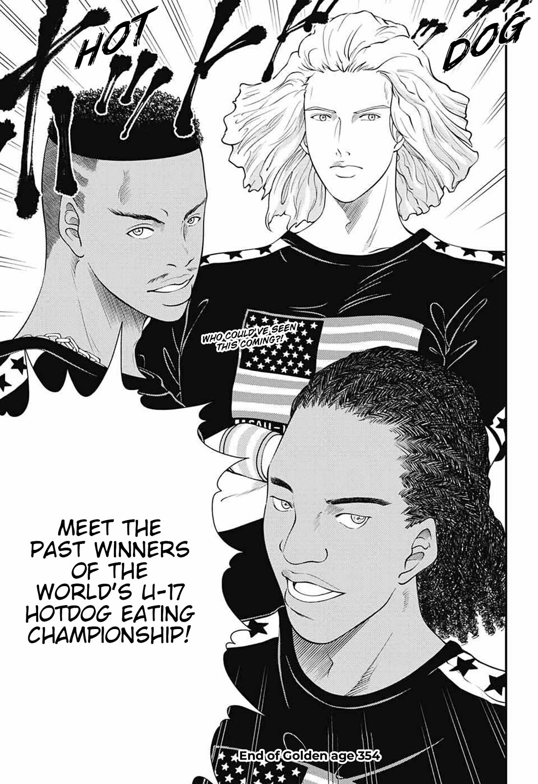 New Prince of Tennis Chapter 354 page 13 - Chapter 354: The Competitive Eating Champions Appear