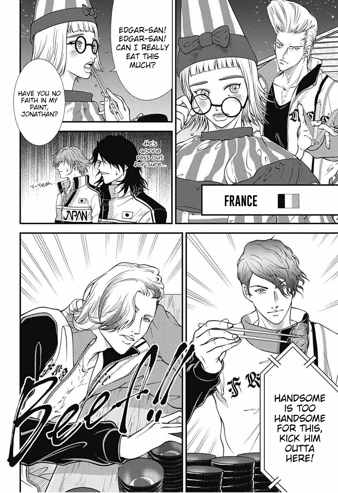 New Prince of Tennis Chapter 354 page 2 - Chapter 354: The Competitive Eating Champions Appear