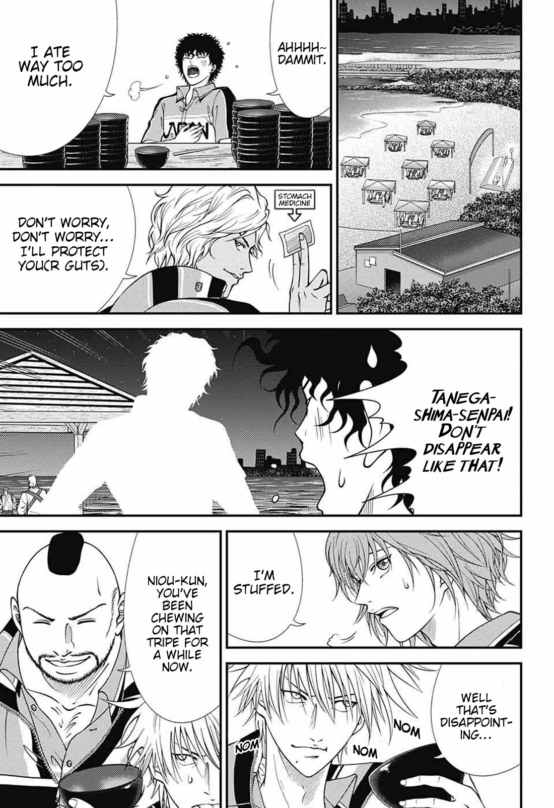 New Prince of Tennis Chapter 354 page 3 - Chapter 354: The Competitive Eating Champions Appear